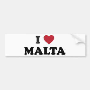 I Love Malta Bumpersticker