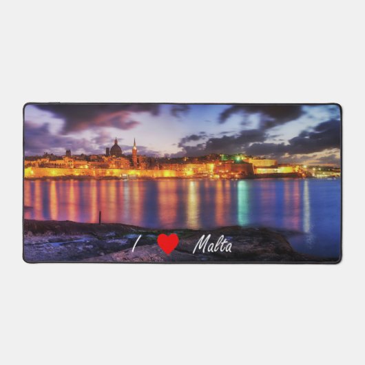 I Love Malta Desk Mat (Recto)