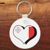 I Love Malta Sleutelhanger (Voorkant)
