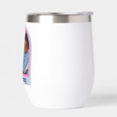 I Love Maman Famille Photo Bouteille d'eau (Gauche)