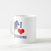 I Love Manatees Koffiemok (Voorkant links)