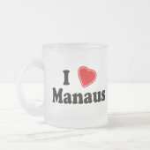 I Love Manaus Matglas Koffiemok (Links)