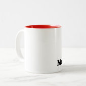I love Manchester Tweekleurige Koffiemok (Voorkant links)