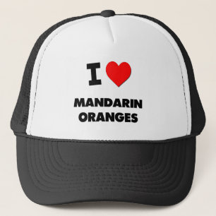 I Love Mandarin Sinaasappels Trucker Pet