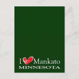 I Love Mankato Minnesota Briefkaart