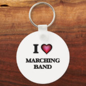 I Love Marching Band Sleutelhanger (Voorkant)