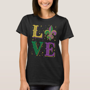 I Love Mardi Gras for Family Group 2023 T-shirt