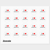 I Love Marmalade Ronde Sticker (Vel)