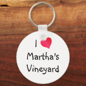 I Love Martha's Vineyard Sleutelhanger (Voorkant)