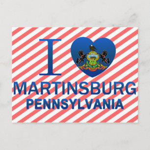 I Love Martinsburg, PA Briefkaart