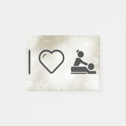 I Love Massage Post-it® Notes (Voorkant)