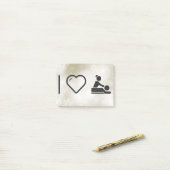 I Love Massage Post-it® Notes (Op bureau)