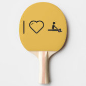 I Love Massage Tafeltennisbatje (Voorkant)