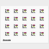 I Love Mauritius Ronde Sticker (Vel)