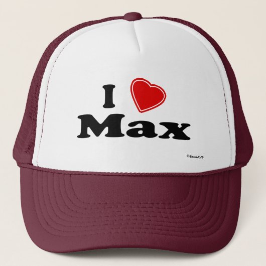 I Love Max Trucker Pet (Voorkant)