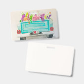 I Love MD Floral Truck badge (Front & Back)