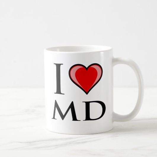 I Love MD - Maryland Koffiemok (Rechts)