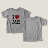 I Love Me Cute Kids T-Shirt (Design Recto & Verso)