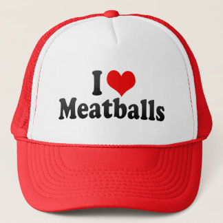 I Love Meatballen Trucker Pet