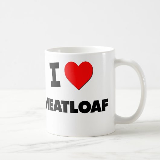 I Love Meatloaf Koffiemok (Rechts)