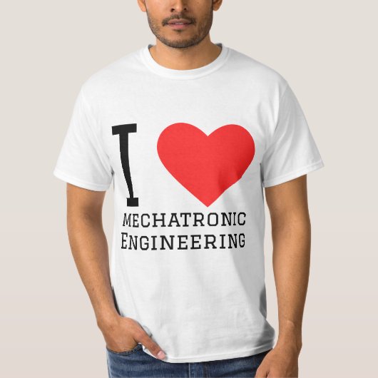I love mechatronic engineering t-shirt (Voorkant)