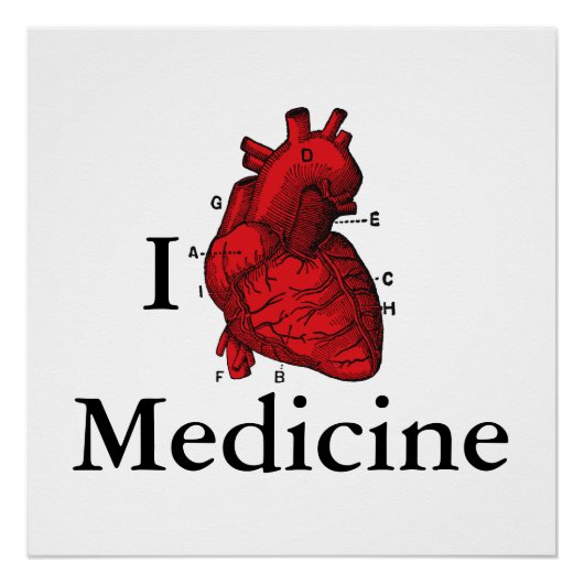 I Love Medicine Perfect Poster (Voorkant)