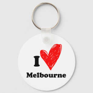 I Love Melbourne Sleutelhanger