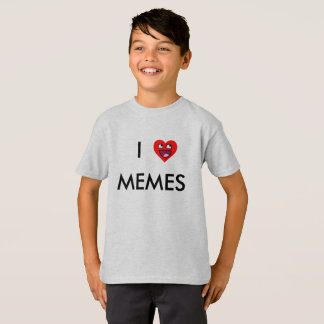 I Love Memes Funny School Kinder Shirt