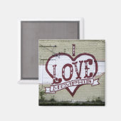 I Love Memphis Graffiti Magnet (Recto/Verso)