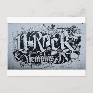 I Love Memphis Muurschildering Briefkaart