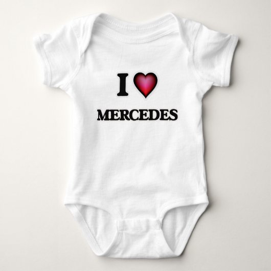 I Love Mercedes Romper (Voorkant)