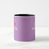 I Love Mermaids Design - Combo Mug (Centre)