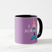 I Love Mermaids Design - Combo Mug (Devant droit)