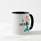 I Love Mermaids Design - Combo Mug (Devant droit)