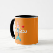 I Love Mermaids Design - Combo Mug (Devant gauche)
