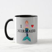 I Love Mermaids Design - Combo Mug (Gauche)