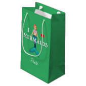 I Love Mermaids Design - Sac Cadeau - Petit (Dos Angle)