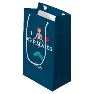I Love Mermaids Design - Sac Cadeau - Petit