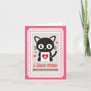 I Love Mew beroemd gemaakt door Origami Prints Val Feestdagen Kaart