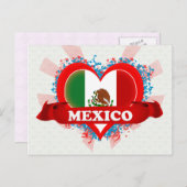  I Love Mexico Briefkaart (Voorkant / Achterkant)