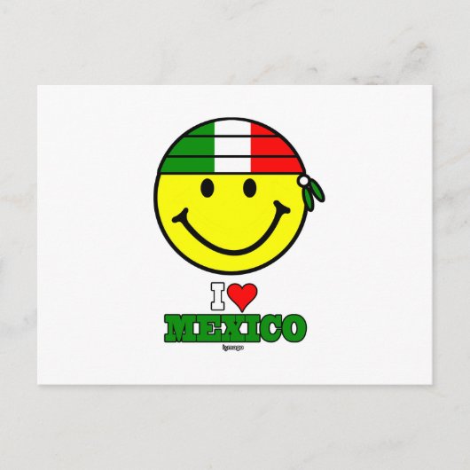 I LOVE MEXICO BRIEFKAART (Voorkant)