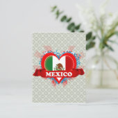  I Love Mexico Briefkaart (Staand voorkant)