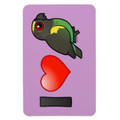 I Love Meyer's Parrots Magneet (Verticaal)