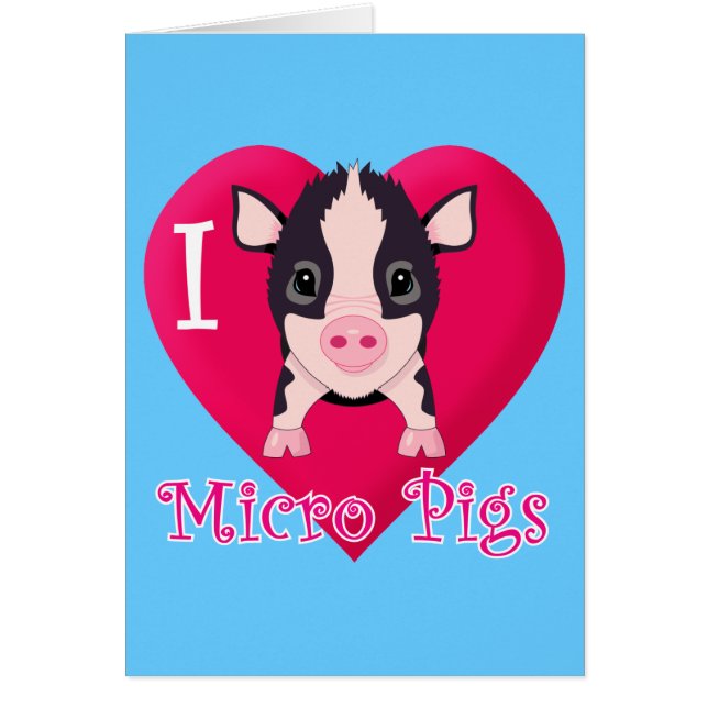 I Love Micro Pigs (Voorkant)