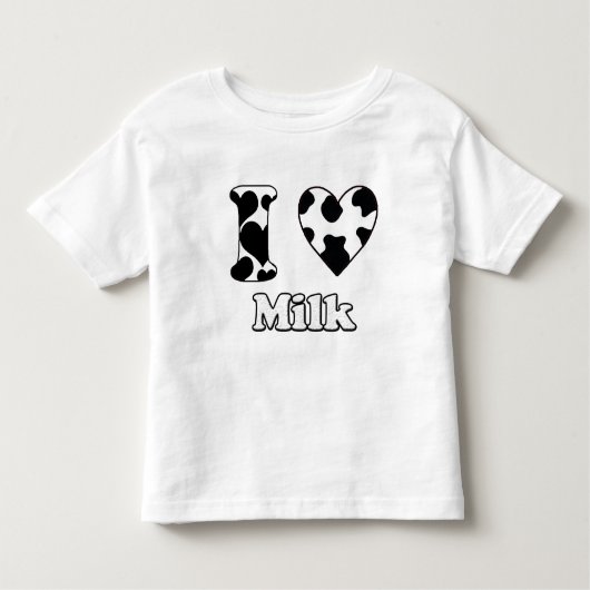 I love milk kinder shirts (Voorkant)
