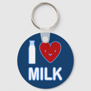 I Love Milk Sleutelhanger