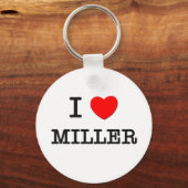 I Love Miller Sleutelhanger (Voorkant)