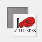 I Love Millipedes Magnets (Recto/Verso)
