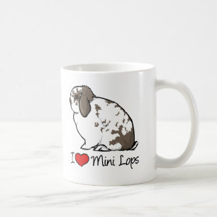 I Love Mini Lop Rabbits Koffiemok