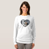 I Love Mini Schnauzers - T-shirt (Voorkant volledig)